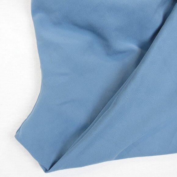 Ann Taylor Women's Pants Blue Waist Tabs Size 14P Wide Leg Trouser Pockets - Picture 5 of 7